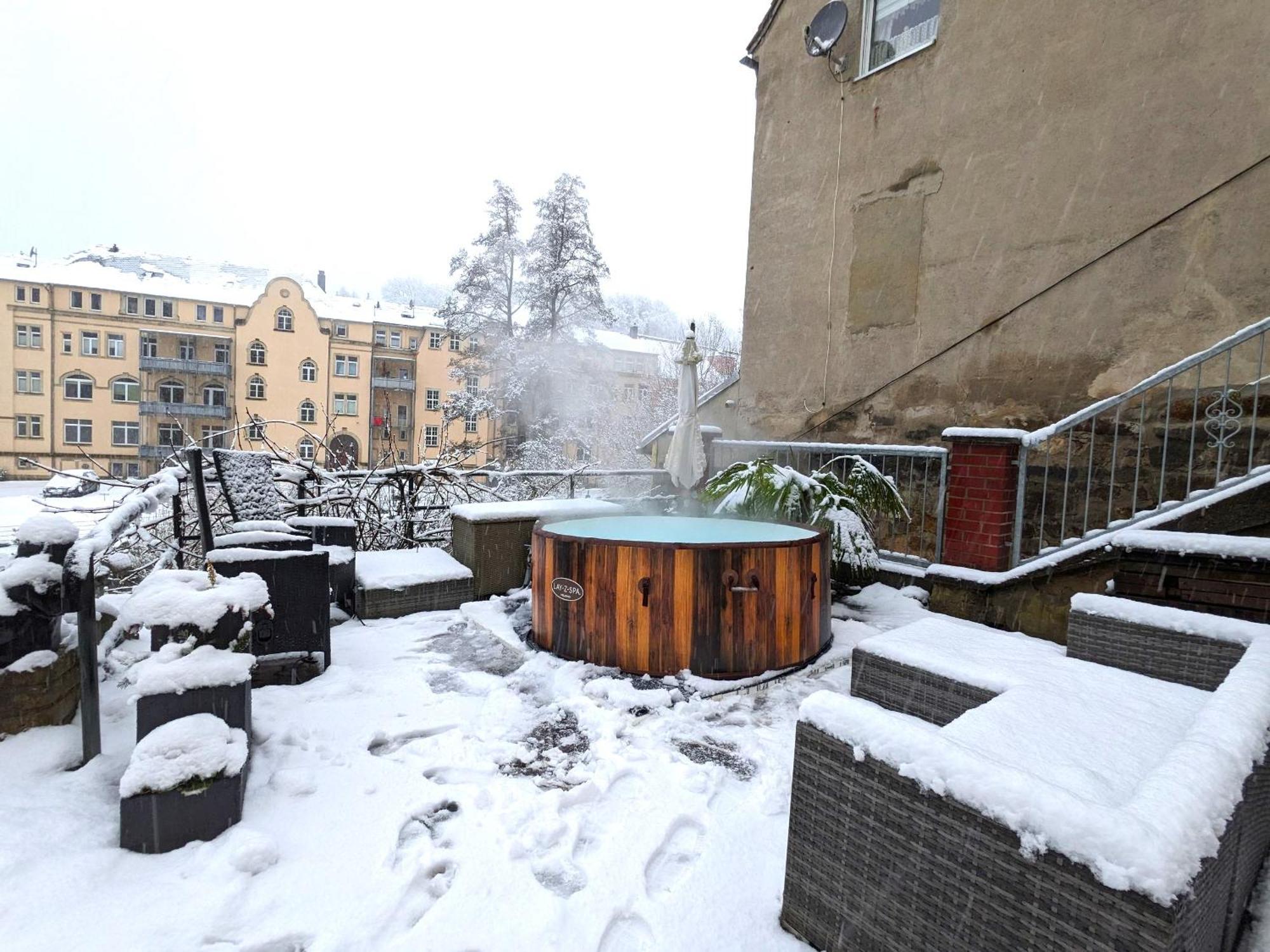 Hw1 - Urlaubsmagie - Sauna&Whirlpool Zum Entspannen Sebnitz Extérieur photo
