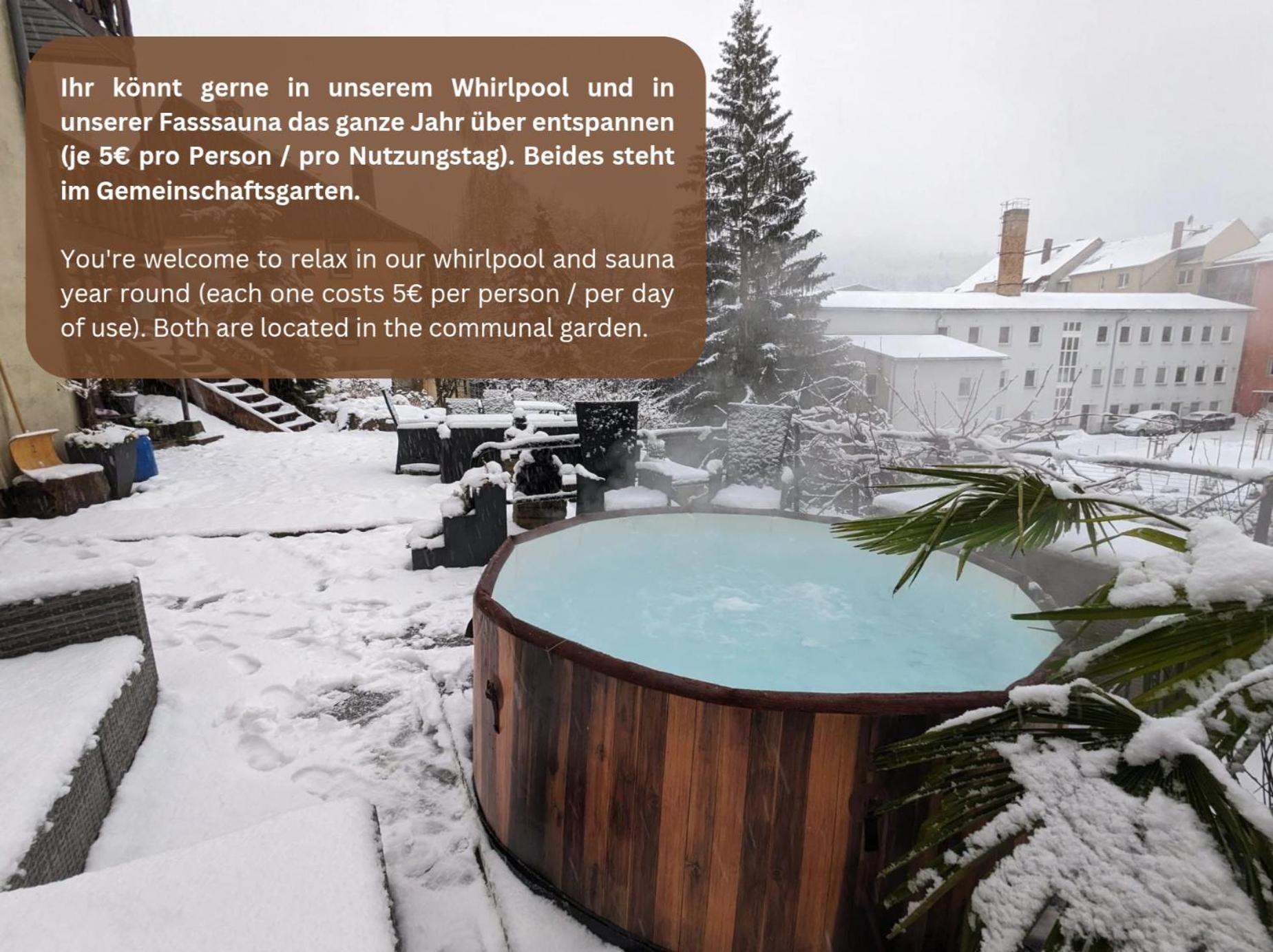 Hw1 - Urlaubsmagie - Sauna&Whirlpool Zum Entspannen Sebnitz Extérieur photo